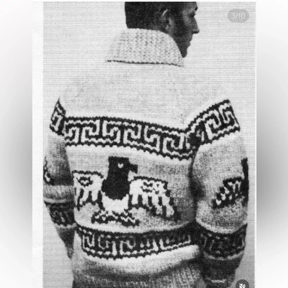 Canadian Sweater Company LTD Vintage Chunky Knit 100% wool sweater - Picture 9 of 10